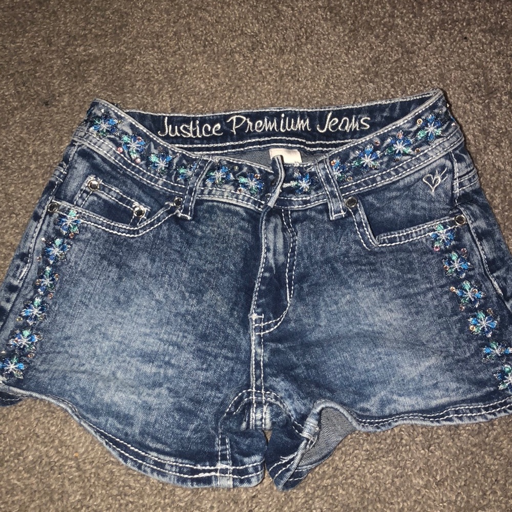 Size 12 justice shorts